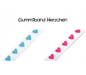 Gummiband bedruckt Breite 18 mm